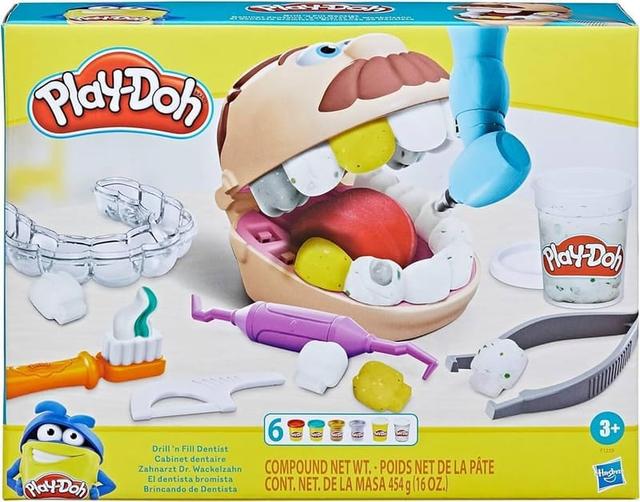 Play-Doh Tandläkarkit - Drill n Fill, 8-Pack