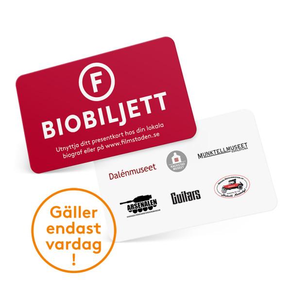 Kulturkortet med rabatt på vardagsbiobiljett