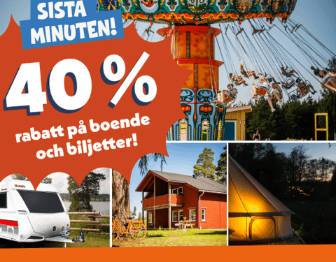 Leksand Resort: Sista Minuten 40% rabatt på boende och biljetter