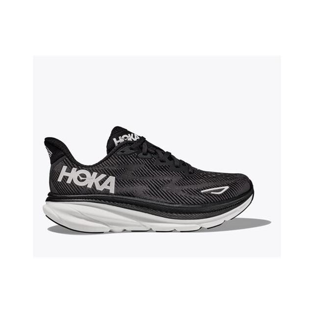 Hoka W Clifton 9 Wide Black/White