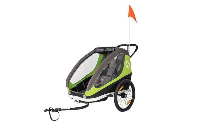 Hamax Traveller Green/Grey Cykelvagn