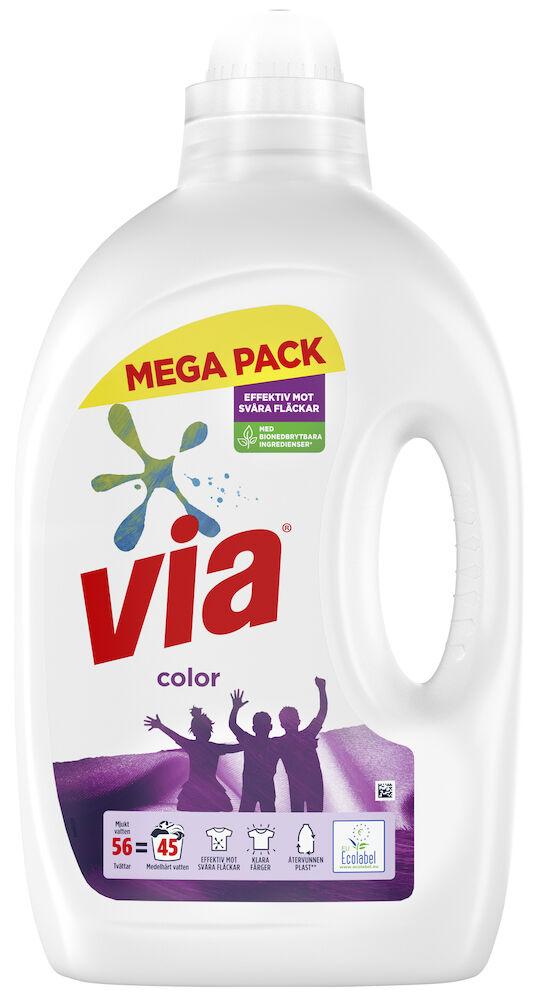 Via Color Tvättmedel Flytande 2.25L