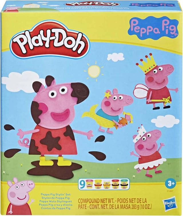 Play-Doh Peppa Pig Stylingset 9 Burkar