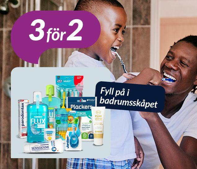 3 för 2 på mun- och tandvård på DOZ Apotek