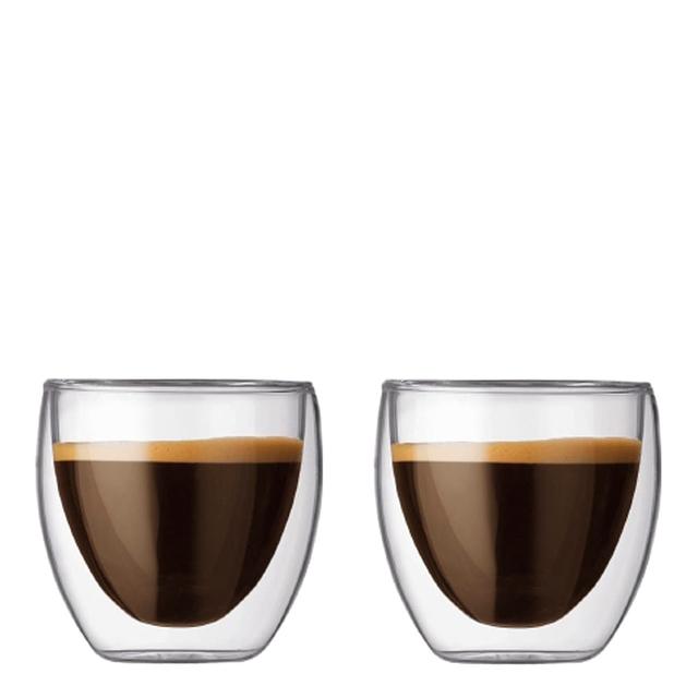 Bodum Pavina dubbelväggade kaffeglas 2-pack