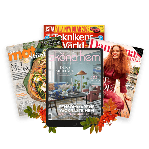 Testa magasinappen Arcy i 3 månader helt gratis!
