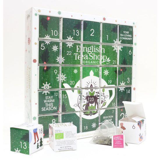 English Tea Shop Grön Adventskalender 25 Luckor