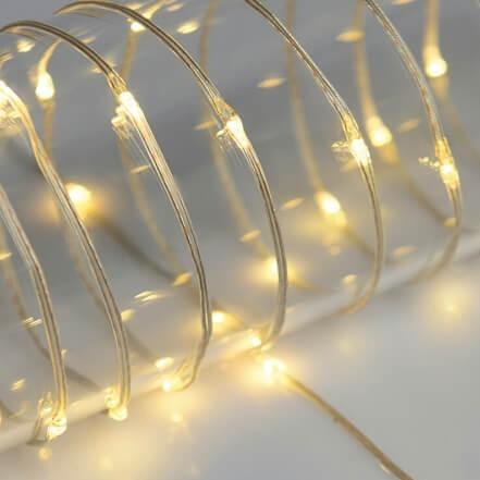 LED Ljusslinga 'Soft-Wire 80' med Timer