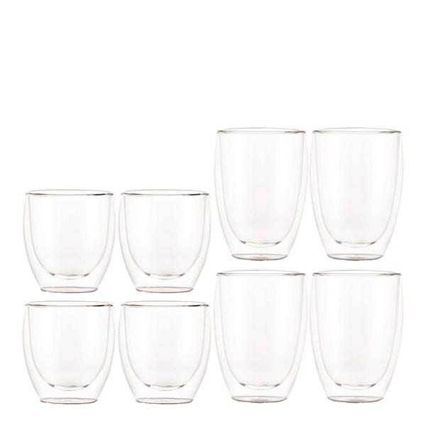 Bodum Pavina Dubbelväggade Glas 8-pack