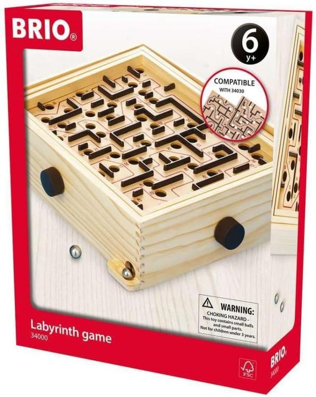 BRIO Labyrintspel Flerfärgat - Från 6 år