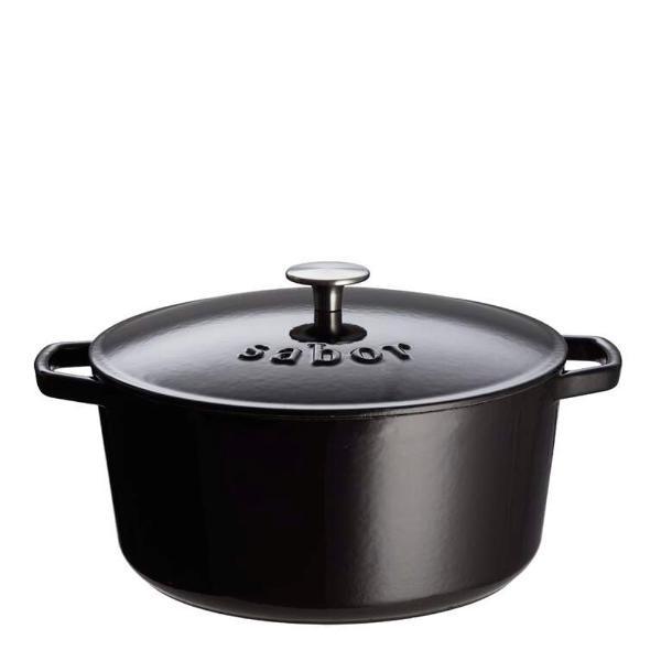 Sabor Gjutjärnsgryta 4,4L - Svart