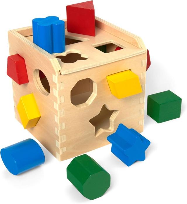 Melissa & Doug Montessori Shape Sorting Cube