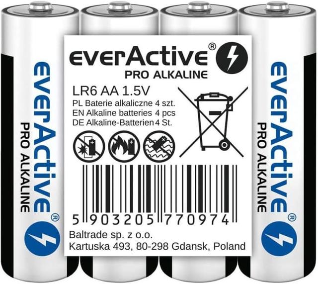 everActive Pro AA Alkaline 40-pack batterier
