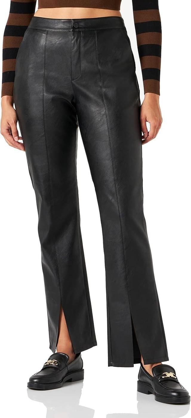 JACK & JONES Jxstella Slim Hw Faux Läderbyxor