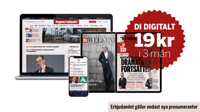 DAGENS INDUSTRI Digital Prenumeration 19kr för 3 månader