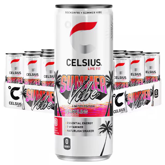 Celsius Summer Vibe Smultron 24-Pack 355ml