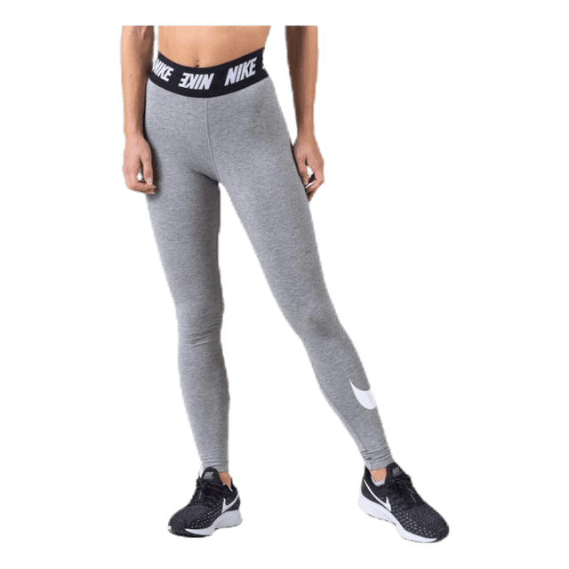 Nike Club White/Grey Stretch Leggings