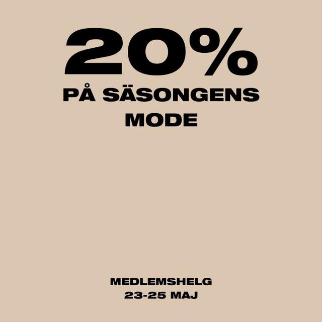 Medlemshelg hos Best of Brands - 20% på allt*