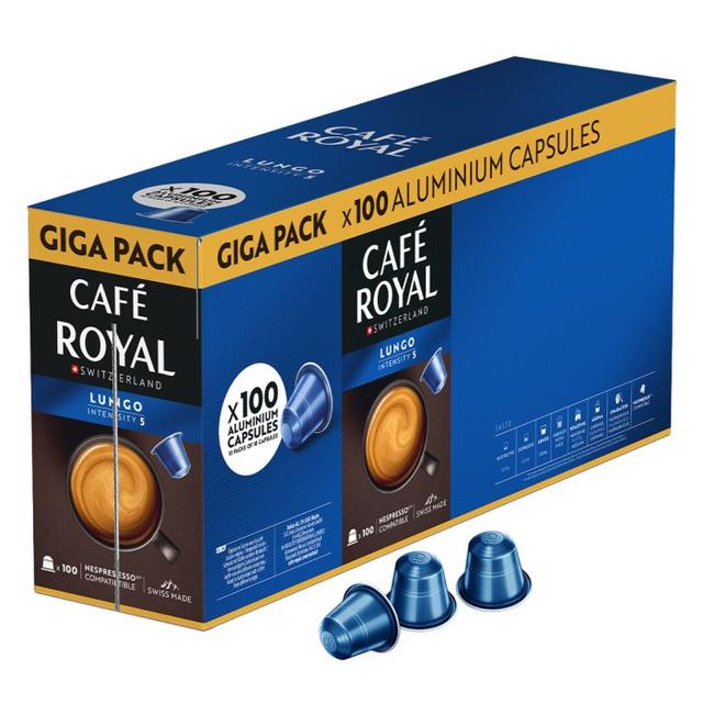 Café Royal Lungo 100 Nespresso-kapslar