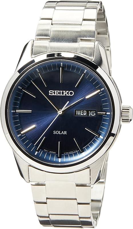 Seiko herrklocka kvarts rostfritt stål