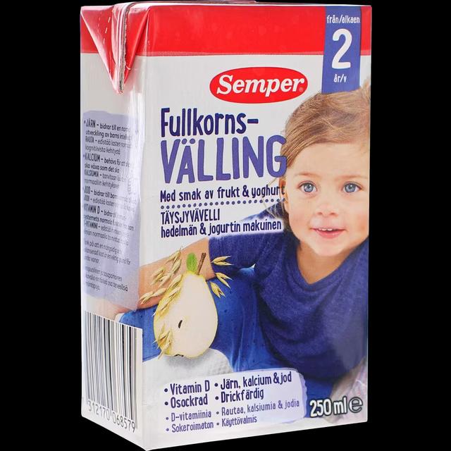 Semper Fullkornsvälling med Frukt & Yoghurt, 250ml