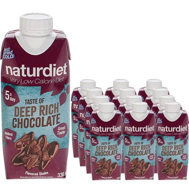 Naturdiet Choklad Måltidsersättning 12-pack 330ml