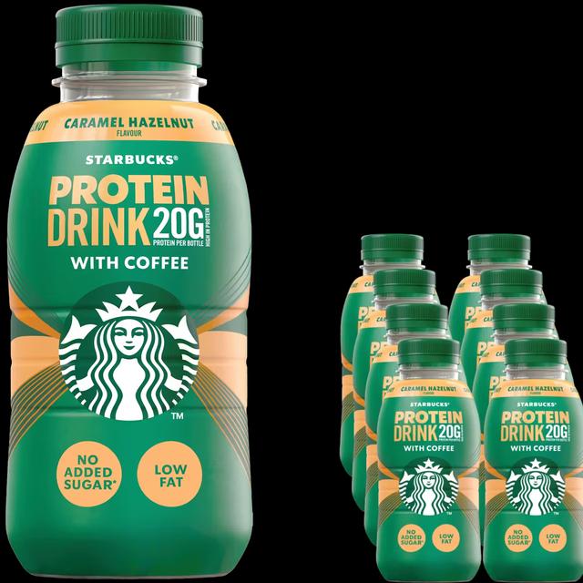 Caramel-Hazelnut Proteindryck 8-Pack 330ml