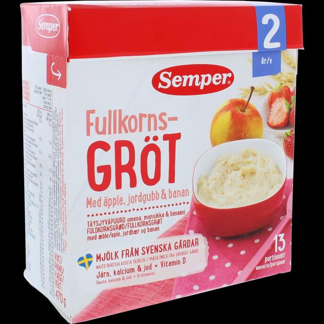 Semper Fullkornsgröt med Äpple 470g