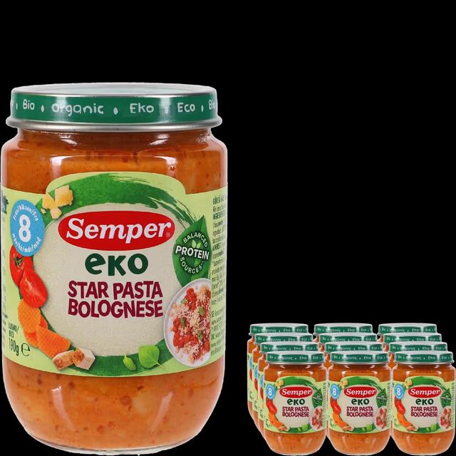 Semper Barnmat Pasta Bolognese, 12-pack 190g