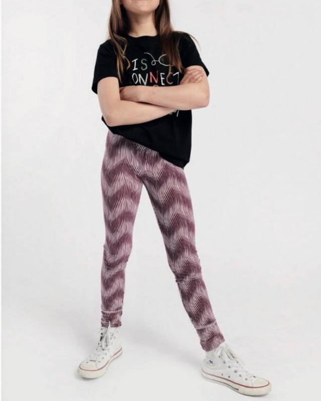 Kids' Wavy Striped Leggings - Style 222302 X15