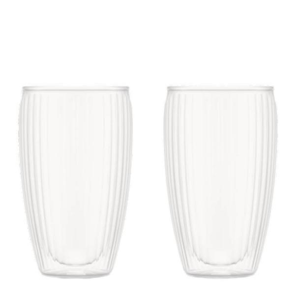 Bodum Pavina Clear Glasses 45cl, Set of 2