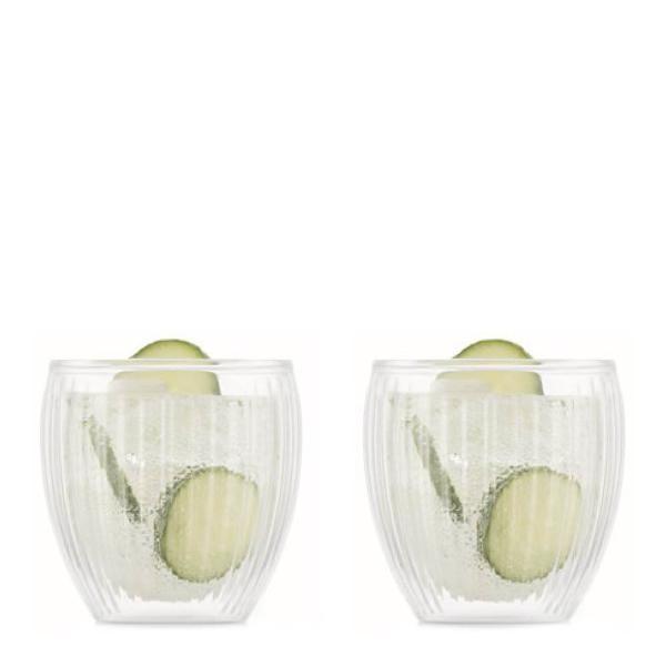 Bodum Pavina Clear Glass 20cl, Set of 2