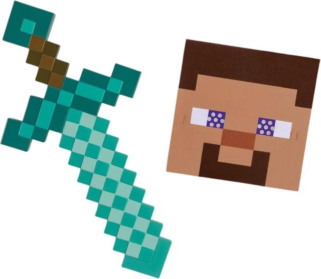 Minecraft Sword and Mask Kids Costume Set