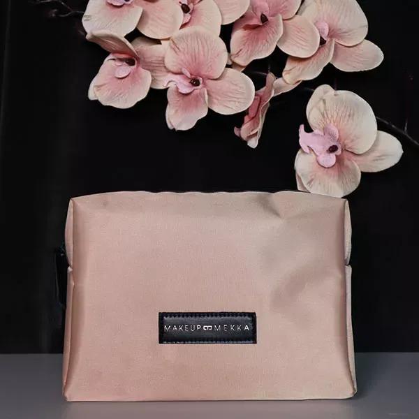 Chic Brown Everyday Cosmetic Pouch