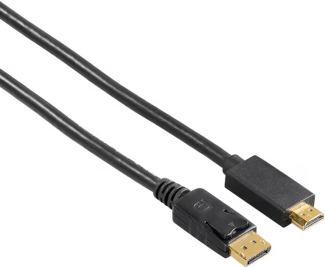 HAMA DisplayPort-HDMI-kabel 1.5m Premium