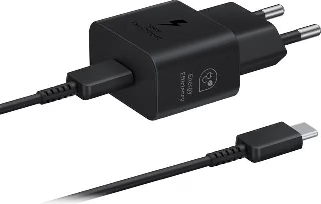 Samsung 25W USB-C Snabbladdare, Svart