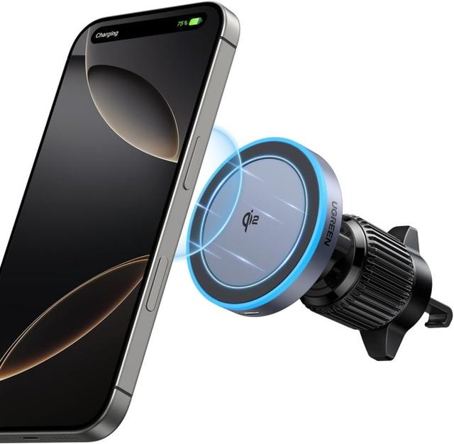 UGREEN 15W Qi2 Wireless Car Charger Mount for iPhone