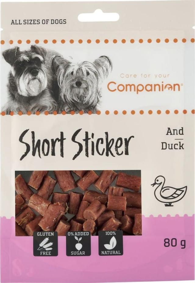 Companion Duck Short Sticker Treats - 80g