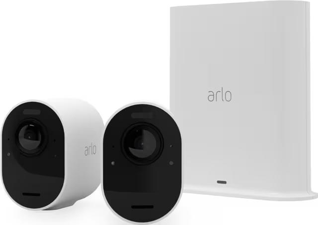 Arlo Ultra 2 4K Trådlös Säkerhetskamera, Vit