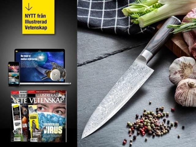 5 Tidningar för 349 kr & Kockkniv Present