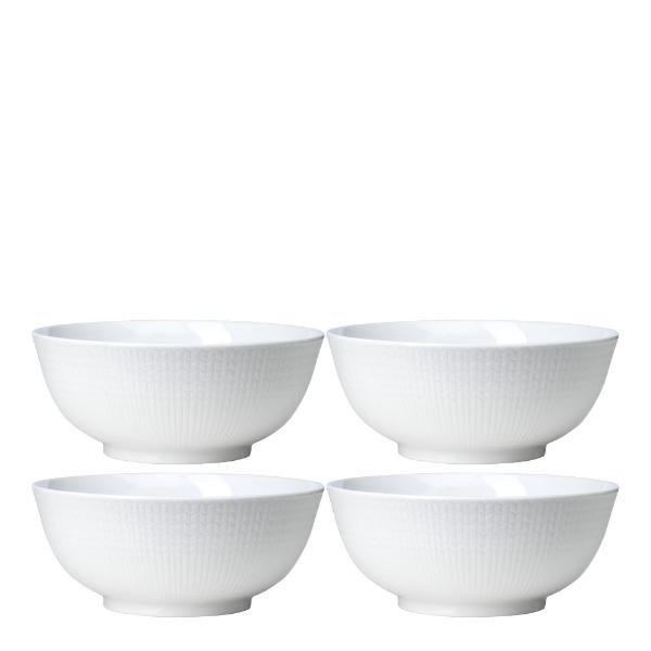 Rörstrand Swedish Grace 60cl Skål 4-pack Snö