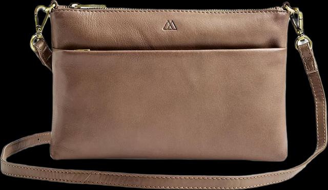 Karima Crossbody Väska Caramel Brunt Guld