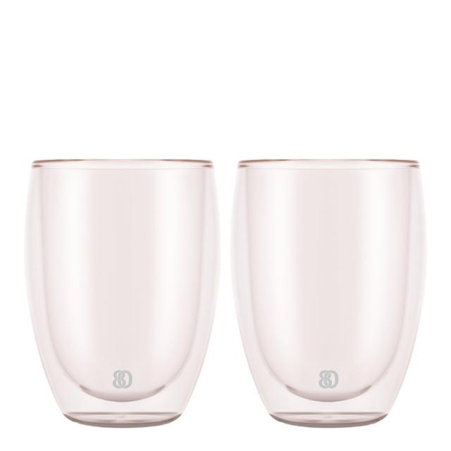 Bodum Pavina Rosa Glas 35cl, 2-pack