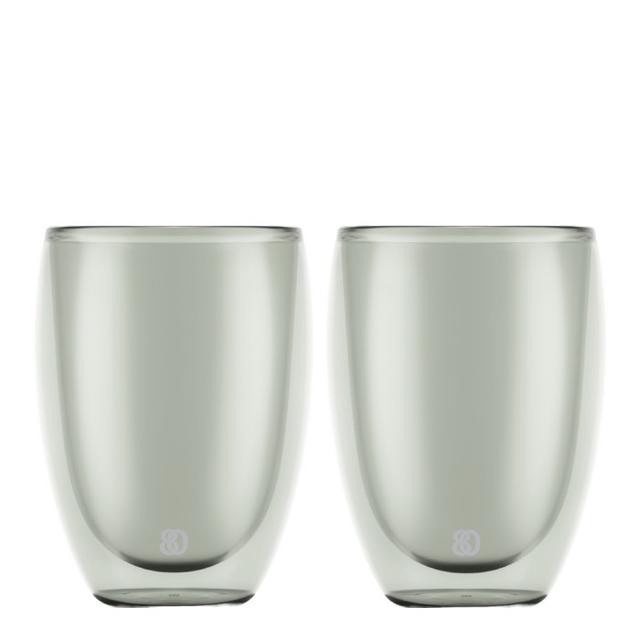 Bodum Pavina 35 cl Grey Glasses, Set of 2