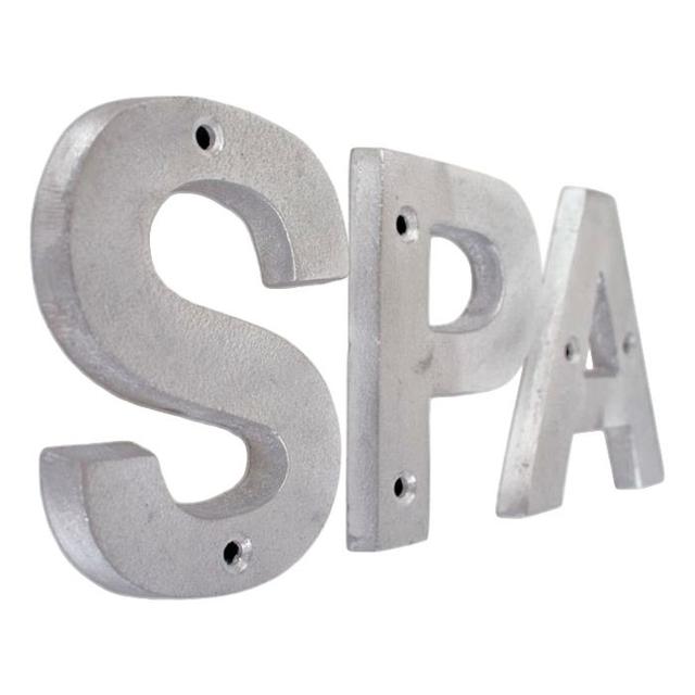 Interstil Aluminium Spa Bokstäver - Snabbleverans