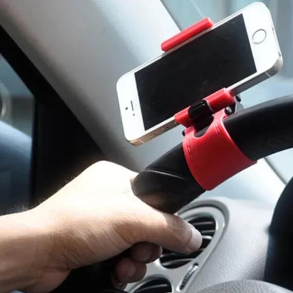 Flexibel Rattfäste för iPhone - Röd/Svart