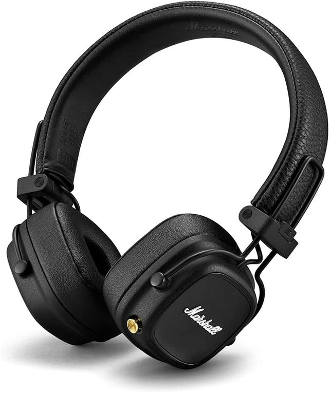 Marshall Major IV Bluetooth-vikbara Hörlurar, Svart