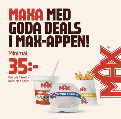 MAX - få ett minimål för bara 35 kr