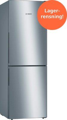 Bosch, KGV33VLEA, Kombinerad kyl/frys, 176 x 60 cm, inox-look