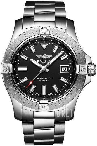 Breitling Avenger Automatic 43 Svart Stål Ø43 mm A17318101B1A1